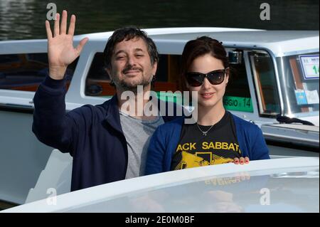 Rachel Coreen et Harmony Korine ont repéré leur arrivée à l'hôtel Excelsior lors du 69e Festival international du film de Venise 'mestra', à Venise, en Italie, le 6 septembre 2012. Photo d'Aurore Marechal/ABACAPRESS.COM Banque D'Images