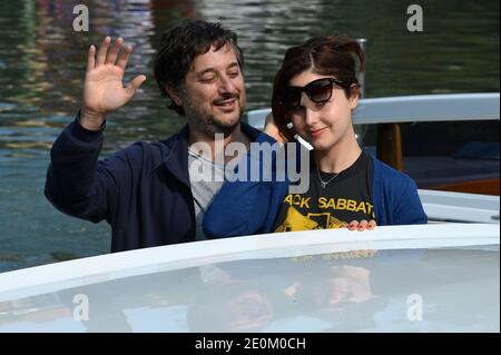 Rachel Coreen et Harmony Korine ont repéré leur arrivée à l'hôtel Excelsior lors du 69e Festival international du film de Venise 'mestra', à Venise, en Italie, le 6 septembre 2012. Photo d'Aurore Marechal/ABACAPRESS.COM Banque D'Images