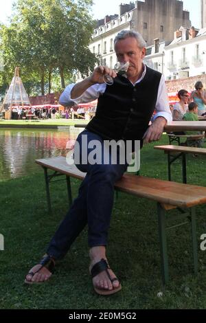 Le chef français trois étoiles Alain Passard pose lors du Festival les Gouts Uniques au Château des Ducs de Bretagne à Nantes, France, le 8 septembre 2012. Photo de Laetitia Notarianni/ABACAPRESS.COM Banque D'Images