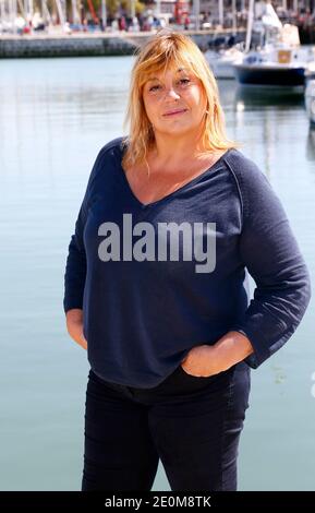 Michele Bernier pour' Paradis Amer' participe au 14ème Festival de fiction télévisée à la Rochelle, France, le 13 septembre 2012. Photo de Patrick Bernard/ABACAPRESS.COM Banque D'Images