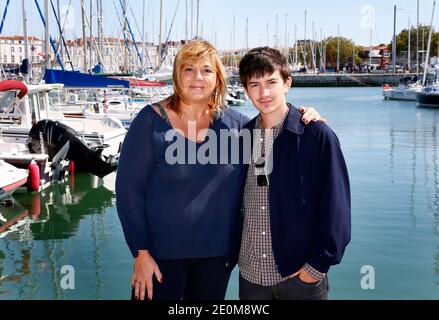 Michele Bernier et Solal forte for' Paradis Amer' assistent au 14ème Festival de fiction télévisée à la Rochelle, France, le 13 septembre 2012. Photo de Patrick Bernard/ABACAPRESS.COM Banque D'Images