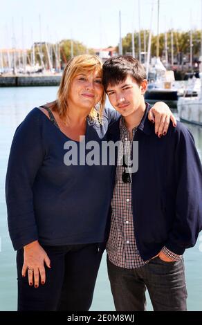 Michele Bernier et Solal forte for' Paradis Amer' assistent au 14ème Festival de fiction télévisée à la Rochelle, France, le 13 septembre 2012. Photo de Patrick Bernard/ABACAPRESS.COM Banque D'Images