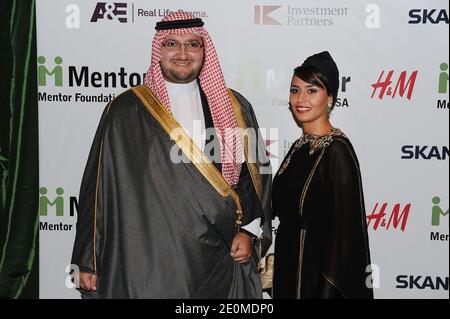 La princesse Sara bint Talal bin Abdulaziz Al Saud et le prince H.R.H. Abdul-Aziz bin Talal bin Abdul-Aziz al Saud d'Arabie Saoudite assistent au gala international de la Fondation Mentor USA à l'hôtel four Seasons du 20 septembre 2012 à Washington, DC, USA. Photo par Olivier Douliery/ABACAPRESS.COM Banque D'Images