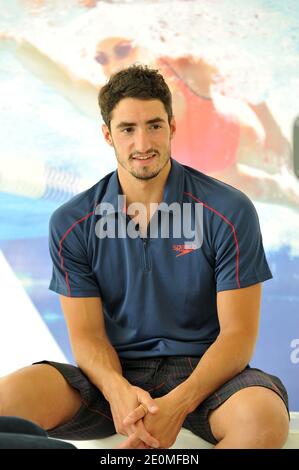 Le nageur français Benjamin Stasiulis lors d'un événement Speedo au centre aquatique Dome de Vincennes, banlieue de Paris, Farnce, le 22 septembre 2012. Photo de Thierry Plessis/ABACAPRESS.COM Banque D'Images