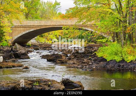 Zone de conservation des prix Hastings County Tweed Ontario Canada en automne Banque D'Images