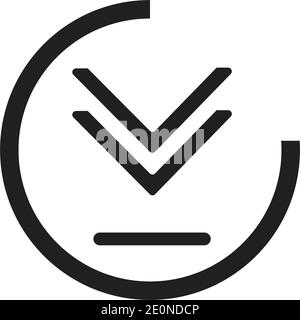Télécharger le modèle de conception d'illustration de symbole de vecteur d'icône Illustration de Vecteur