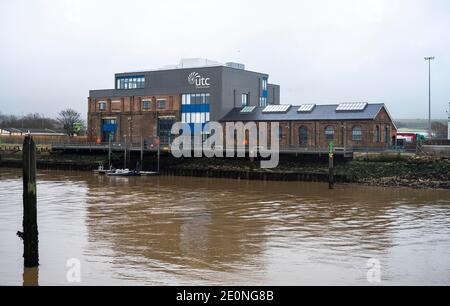 Newhaven East Sussex UK - UTC@harborside était une université technique Collège qui a fermé en juillet 2019 Banque D'Images