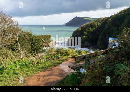 Broadsands Beach - Devon, Royaume-Uni Banque D'Images