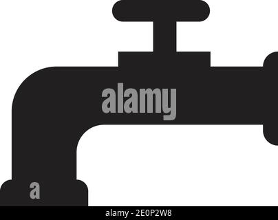 Icônes des robinets, icône du robinet d'eau. Illustration vectorielle Illustration de Vecteur