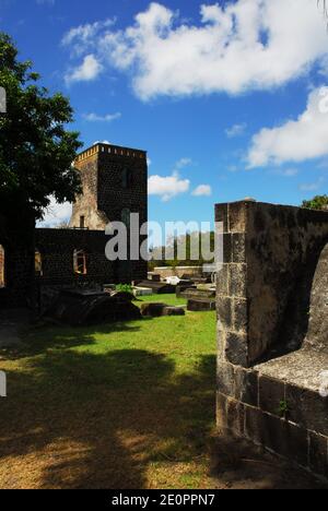 Antilles néerlandaises: St Eustache: Oranjestad Banque D'Images