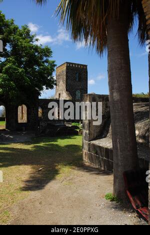 Antilles néerlandaises: St Eustache: Oranjestad Banque D'Images