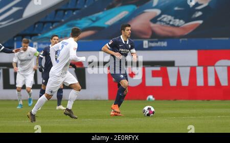 Ville de Bochum, Allemagne. 02nd Jan, 2021. Firo: 02.01.2021 football, 2ème Bundesliga, saison 2020/2021, VfL Bochum - Darmstadt 98 Anthony Losilla, action individuelle | usage dans le monde crédit: dpa/Alay Live News Banque D'Images