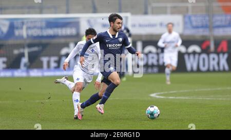 Ville de Bochum, Allemagne. 02nd Jan, 2021. Firo: 02.01.2021 football, 2ème Bundesliga, saison 2020/2021, VfL Bochum - Darmstadt 98 Gerrit Holtmann, action individuelle | utilisation dans le monde crédit: dpa/Alay Live News Banque D'Images