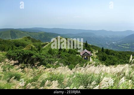 Vue de Mt. Qixing Trail dans le parc national de Yangmingshan, Taïwan Banque D'Images