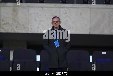 Ville de Berlin, Allemagne. 02e janv. 2021. Firo: 02.01.2021 football, football, 1. Bundesliga, saison 2020/2021 Hertha BSC Berlin - FC Schalke 04 Président Werner GEGENBAUER, Hertha | usage dans le monde crédit: dpa/Alay Live News Banque D'Images