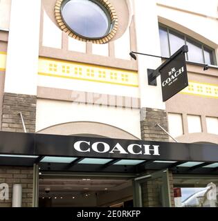 Ingolstadt, Allemagne : magasin de l'entraîneur. Coach, Inc Banque D'Images