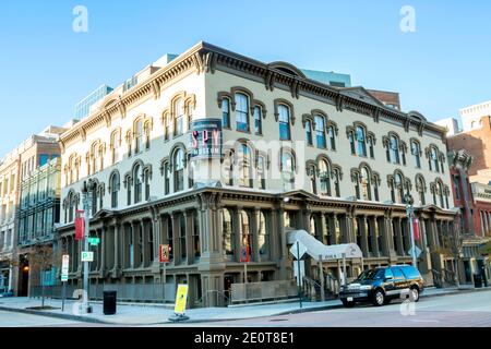 Musée International Spy à Washington DC. C'est l'un des principaux aimants touristiques de la capitale nationale et a ouvert ses portes le 19 juillet 2002. Banque D'Images