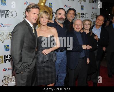 Cary Elwes, Robin Wright, Mandy Patinkin, Chris Sarandon, Wallace Shawn, Carol Kane et Billy Crystal assistant à la projection de la princesse Bride lors du Festival du film de New York 2012 à Alice Tully Hall à New York City, NY, États-Unis, le 0 octobre 2012. Photo de Brad Barket/ABACAPRESS.COM Banque D'Images