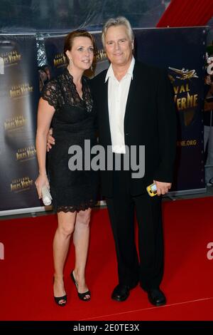 Richard Dean Anderson et Amanda Tapping assistent à la cérémonie d'ouverture du « Festival Jules Verne » qui s'est tenue au théâtre du Grand Rex à Paris, en France, le 10 octobre 2012. Photo de Nicolas Briquet/ABACAPRESS.COM Banque D'Images