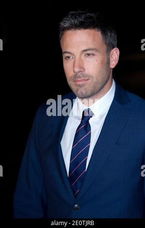 Ben Affleck participe à la première « Argo » dans le cadre du 56e BFI London film Festival à Odeon Leicester Square à Londres, Royaume-Uni, le 17 octobre 2012. Photo d'Aurore Marechal/ABACAPRESS.COM Banque D'Images