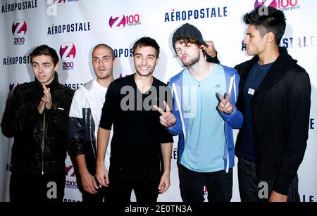 The Wanted assistez au match de lancement du Z100 Jingle ball 2012 à Aeropostale Times Square à New York City, NY, USA, le 19 octobre 2012. Photo de Donna Ward/ABACAPRESS.COM Banque D'Images