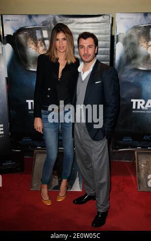 Michael Youn et sa femme Isabelle Funaro assistent à la première de la Traversee qui s'est tenue au théâtre UGC les Halles à Paris, en France, le 30 octobre 2012. Photo de Jerome Domine/ABACAPRESS.COM Banque D'Images