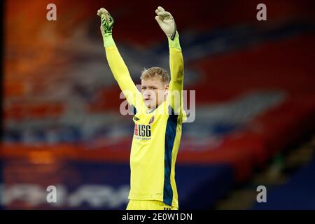 Selhurst Park, Londres, Royaume-Uni. 2 janvier 2021. Anglais Premier League football, Crystal Palace versus Sheffield United; gardien de but Aaron Ramsdale de Sheffield United Credit: Action plus Sports/Alay Live News Banque D'Images