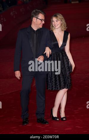 Le Directeur Regis Roinsard et Deborah Francois assistent à la première populaire dans le cadre du 7ème Festival du film de Rome à l'Auditorium Parco Della Musica à Rome, Italie, le 11 novembre 2012. Photo d'Aurore Marechal/ABACAPRESS.COM Banque D'Images