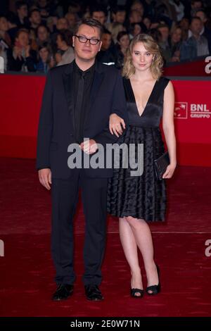 Le Directeur Regis Roinsard et Deborah Francois assistent à la première populaire dans le cadre du 7ème Festival du film de Rome à l'Auditorium Parco Della Musica à Rome, Italie, le 11 novembre 2012. Photo d'Aurore Marechal/ABACAPRESS.COM Banque D'Images