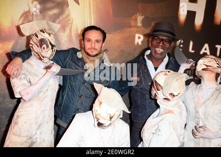 Dimitri Storoge et Eriq Ebouaney assistant à la première de 'Silent Hill Apocalypse 3D' qui s'est tenue à l'Opéra de Gaumont à Paris, en France, le 25 novembre 2012. Photo de Jerome Domine/ABACAPRESS.COM Banque D'Images