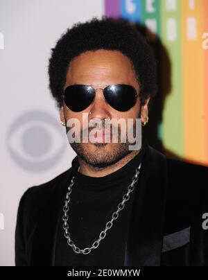 Lenny Kravitz pose pour les photographes lors du 35e Kennedy Center Honors au Kennedy Center Hall of States à Washington, DC, Etats-Unis le 2 décembre 2012. Photo par Olivier Douliery/ABACAPRESS.COM Banque D'Images