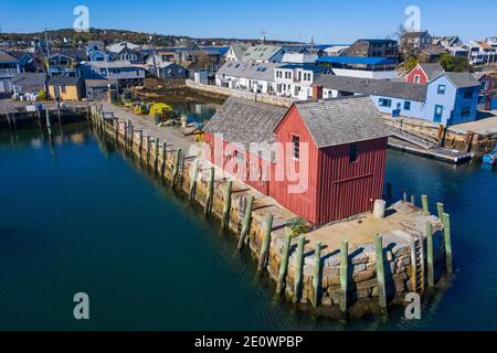 Bearskin Neck, Rockport, Massachusetts Banque D'Images