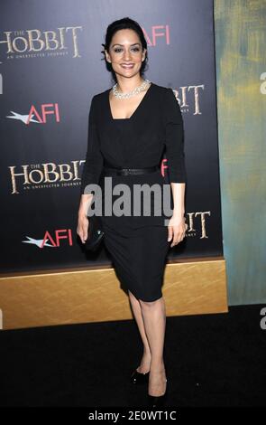 Archie Panjabi assistera à la première du film « The Hobbit: An Unexpected Journey », qui s'est tenu au théâtre Ziegfeld à New York, NY, États-Unis, le 06 décembre 2012. Photo de Brad Barket/ABACAPRESS.COM Banque D'Images