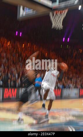 Illustration lors de l'événement All Stars de la Ligue nationale de basket-ball au Palais Omnisports de Paris-Bercy, Paris, France le 30 décembre 2012. Photo de Henri Szwarc/ABACAPRESS.COM Banque D'Images