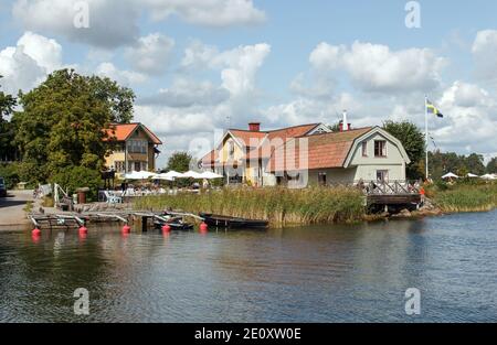 Vaxholm, île de l'archipel de Stockholm, Suède Banque D'Images