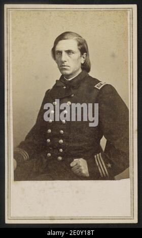 Le lieutenant William B. Cushing de la marine de l'Union en uniforme) Banque D'Images