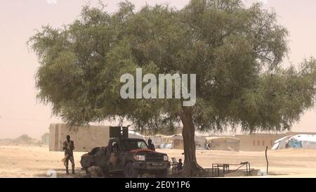 La vie continue à Bosso, Niger, 19 avril 2017 16. Banque D'Images