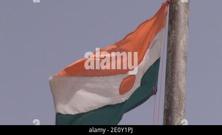 La vie continue à Bosso, Niger, 19 avril 2017 09. Banque D'Images