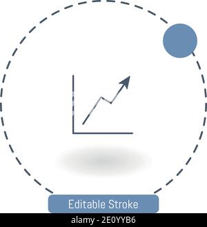 avantages icône de vecteur graphique icônes de contour modifiables pour le web et mobile Illustration de Vecteur