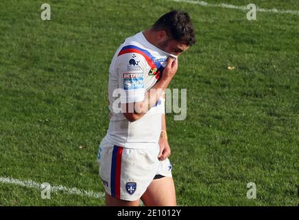 Photo du dossier datée du 25-10-2020 de Tony Gigot de Wakefield Trinity. Banque D'Images