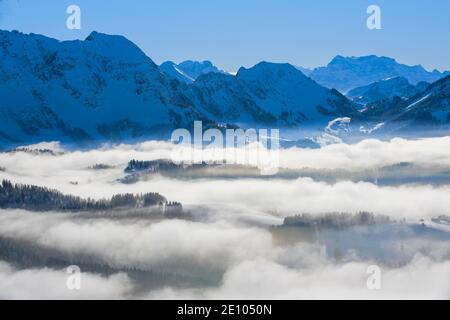 Vue de Kronberg, Appenzell, Suisse, Europe Banque D'Images