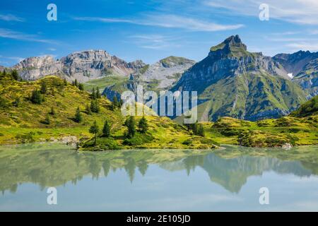 Hahnen-2606m, Trüebsee, Obwalden, Suisse, Europe Banque D'Images