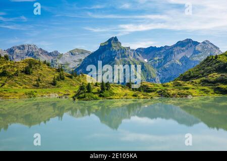 Hahnen-2606m, Trüebsee, Obwalden, Suisse, Europe Banque D'Images