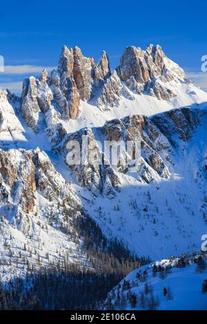 Croda da Lago, Dolomites, Italie, Europe Banque D'Images
