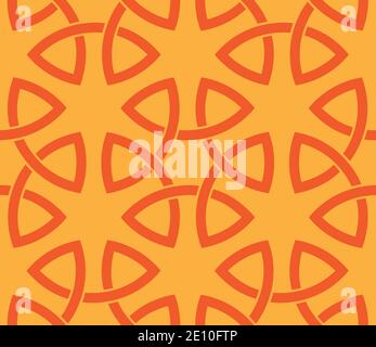 Cercles emboîtés modèle sans couture . Imprimé textile abstrait. Illustration vectorielle. Illustration de Vecteur