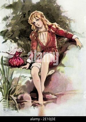 Imogen de Cymbeline par Shakespeare. Imogen est la fille du roi Cymbeline dans la pièce Cymbeline de Shakespeare. Elle a été décrite par William Hazlitt comme « peut-être la plus tendre et la plus artistique » de toutes les femmes de Shakespeare. William Shakespeare (1564-1616) était un dramaturge, poète et acteur anglais, largement considéré comme le plus grand écrivain de langue anglaise et le plus grand dramaturge du monde. Il est souvent appelé le poète national d'Angleterre et le « Bard d'Avon ».