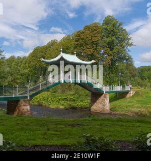 Le pont chinois, Dumfries House Estate , Cumnock, Écosse Banque D'Images