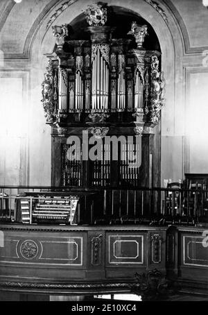 Hindenburg Memorial Organ, Trinity Church, vers 1935, Berlin, Allemagne Banque D'Images