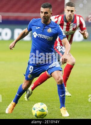 Madrid, Espagne. 03ème janvier 2021. Angel Rodriguez de Getafe CF pendant le match de la Liga. Madrid, Espagne, le 30 décembre 2020. Photo par Acero/AlterPhotos/ABACAPRESS.COM crédit: ABACAPRESS/Alay Live News Banque D'Images