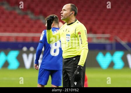 Madrid, Espagne. 03ème janvier 2021. L'arbitre espagnol Antonio Miguel Mateu Lahoz pendant le match de la Liga. Madrid, Espagne, le 30 décembre 2020. Photo par Acero/AlterPhotos/ABACAPRESS.COM crédit: ABACAPRESS/Alay Live News Banque D'Images